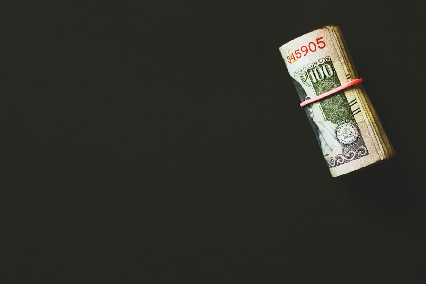 Coins and a growing plant